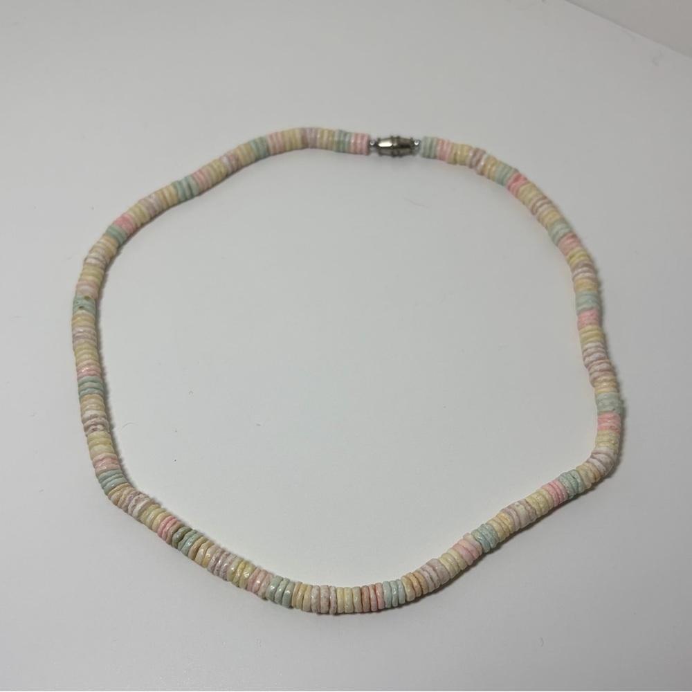 Pastel Multicolor Beaded Necklace
